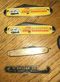 Smoky Mountain Knife Workds - The Workd's Largest Knife Showplace and R.W. Snyder Co. Battle Creek Mich bottle opener  