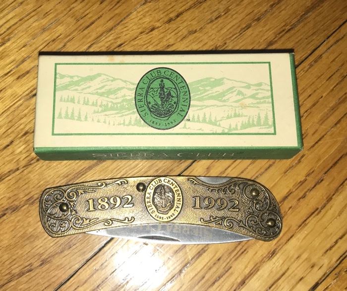 Sierra Club Centennial 1892 - 1992 pocket knife 