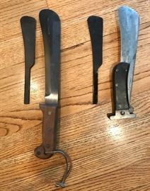 Left - Case XX knife   --  Right - Camillus knife 