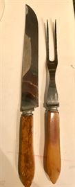 Bakelite knife and fork set 
