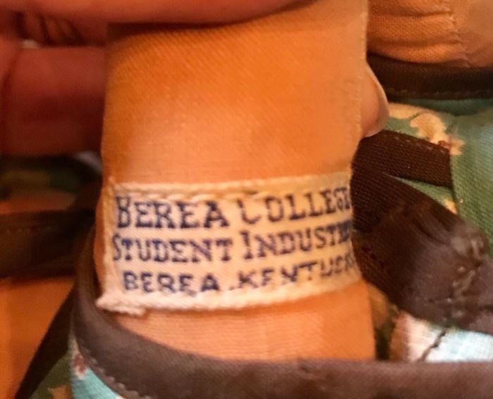 Berea College Student Industry 2 sided hand made doll