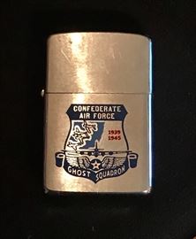Vintage Zippo Confederate Air Force Ghost Squadron lighter 1939-1945