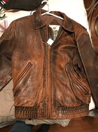 Luis Alvear Leather Jacket - Small