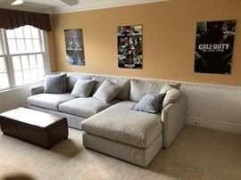 Crate & Barrel sectional