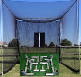 10x10x10 golf net and frame