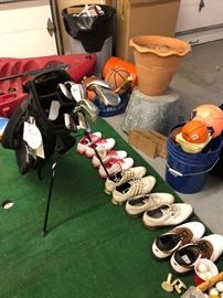 Clubs and shoes