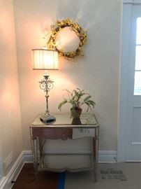 Pair Mirrored end tables/ Nitestands 