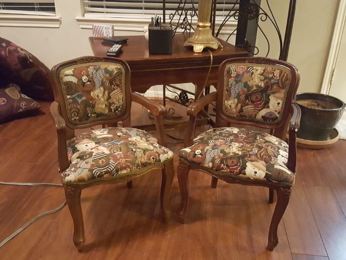 Pair of childs chairs - perfect condition