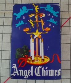 Christmas Brass Angel Chimes w Orig. Box, Japan