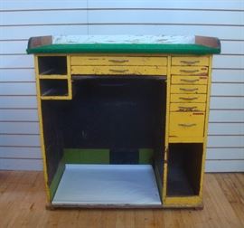 Jewelers or Watchmakers Work Bench Cabinet