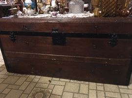 Beautiful Wooden Trunk