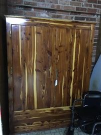 Double Door Cedar Armoire