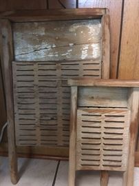 Collection of Very Old Washboards