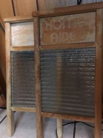 Very Old Glass Washboards