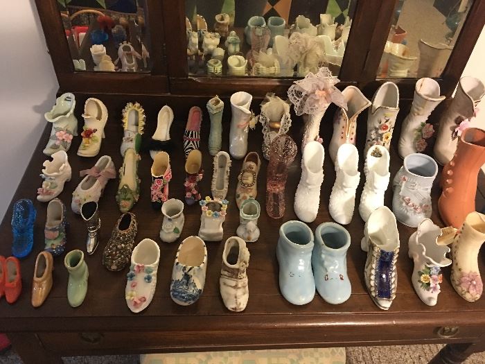 Large Collection Of Vintage Shoes
