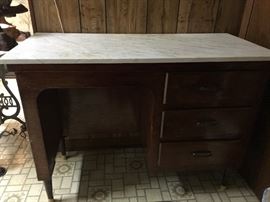 Marble Top Desk