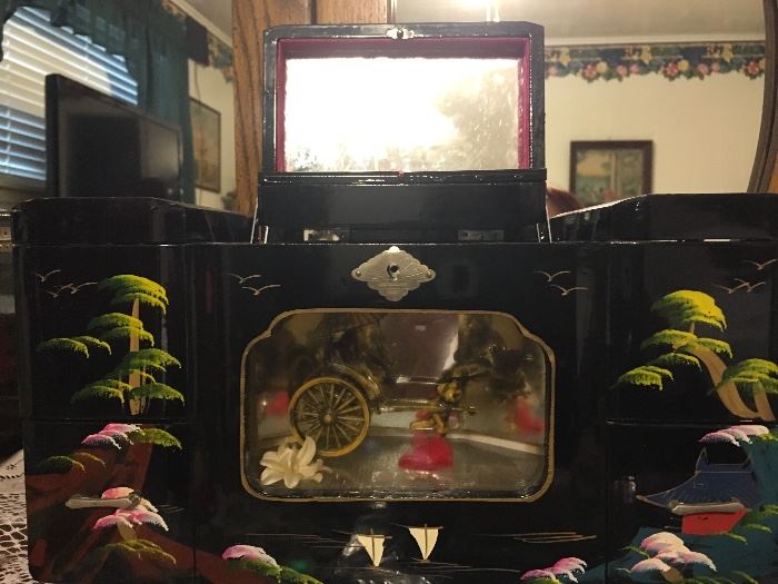 Vintage Oriental Music Box
