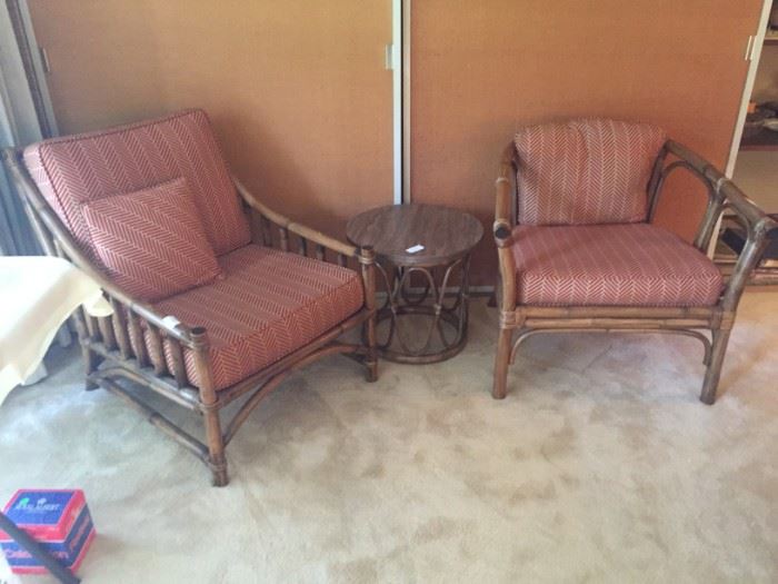 Chairs match the sofa and end tables.  $45.00  and $35.00 