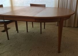 Side view of table