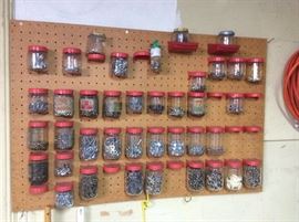 Requisite jars of nails & screws