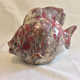 Porcelain Fish. 8 1/2" H.
