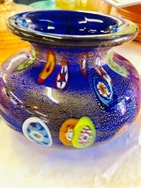 Spectacular Milifore Art Glass Vase
Look these up