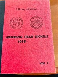 Collection of Nickels in book