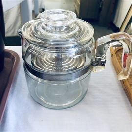 Pyrex Glass coffee pot
