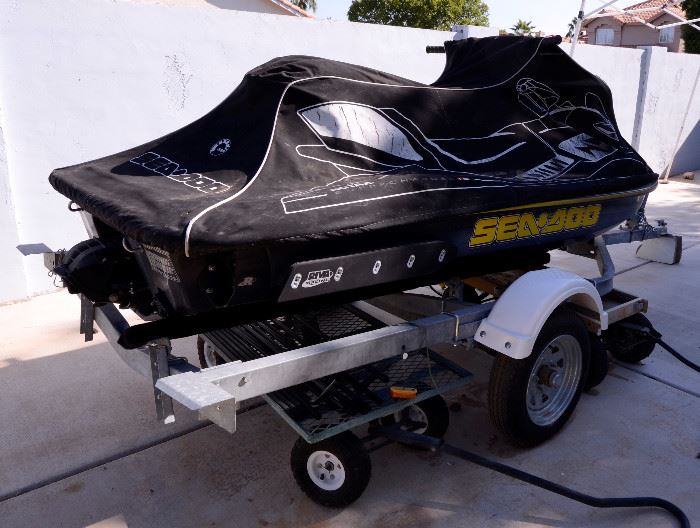 Sea-Doo for sale and also a 13 foot trailer.