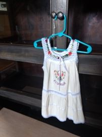 Hand made toddler clothing from Ecuador