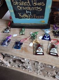 Stained Glass Ornaments by Kathy O Ferro
