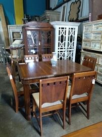 1940's Table Chairs Hutch and sidebar