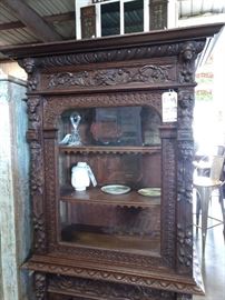 Antique Dutch hand carved Cabinet