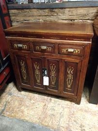 Exquisite Antique Chinese cabinet with bone inlay