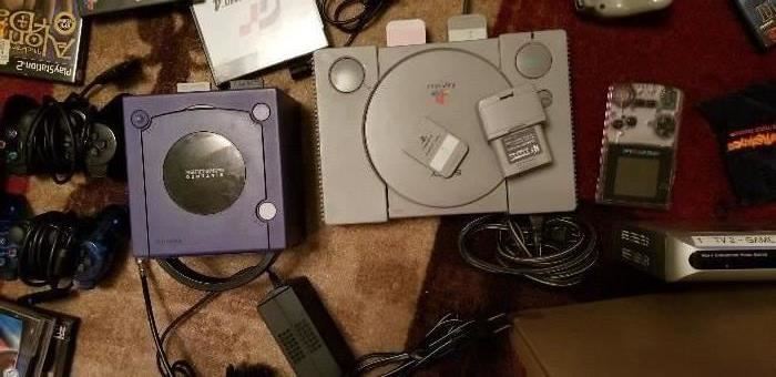 PlayStation, GameCube, and GameBoy