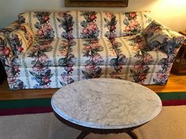 marble top coffee table