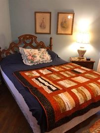 double bed headboard and frame