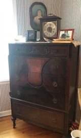 gorgeous antique high top dresser