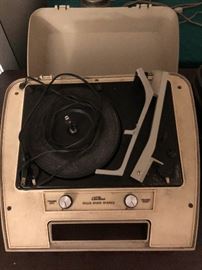vintage portable record player