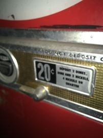 vintage 20cent square shoulder cock machine.....$175