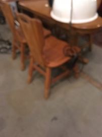 4 Brandt chairs (carved cactus )$$349 