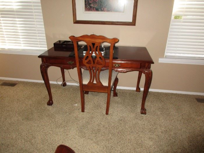 WRITING TABLE AND CHAIR 
