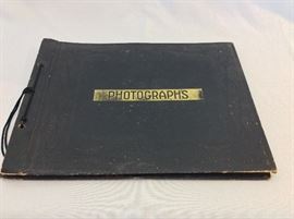 Antique Photo Album (no photos). 