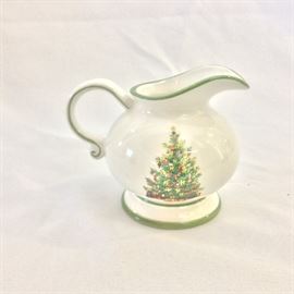 Christmas Creamer, Traditions Holiday Celebrations by Christopher Racko.