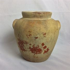 Clay Vase, 8 1/2" H.