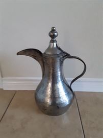 Ottoman coffee pot.  Approximately 18" tall.  So unique!!
