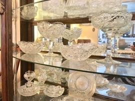 Cut Bowls and Large Compotes