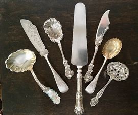 Antique Sterling Servers