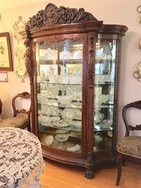 Lion's Paw and Lion's Head Cabinet for Heirlooms or Your Gathered Collection
