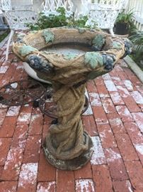 Grapevine Birdbath